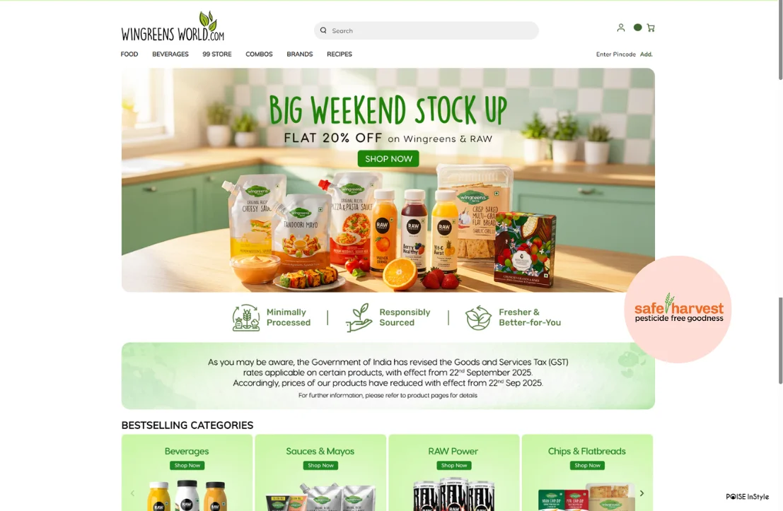 Wingreens Series D funding