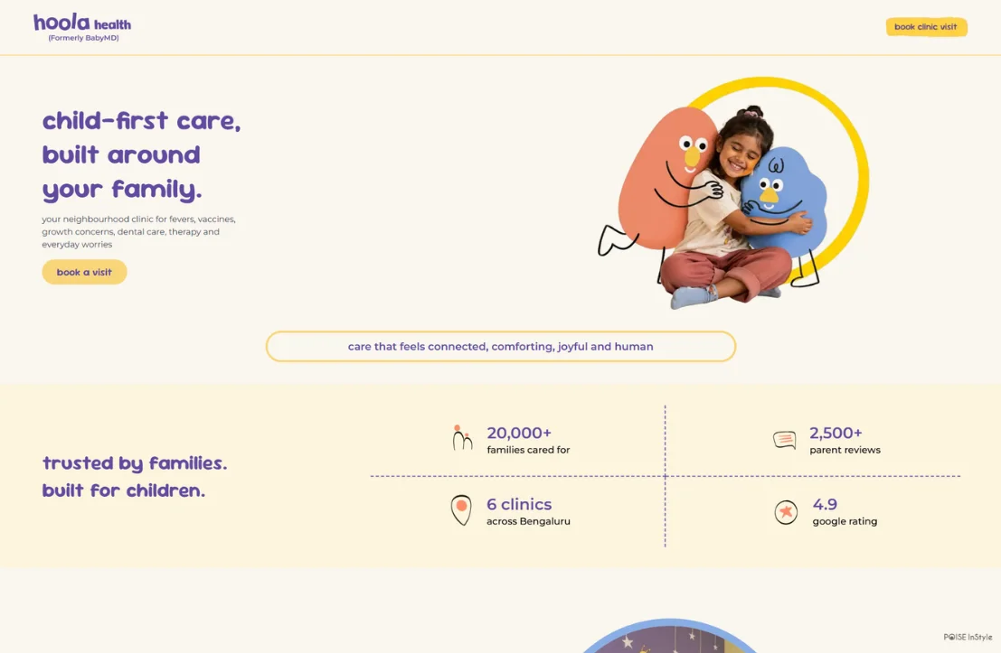 Pediatric healthcare startup