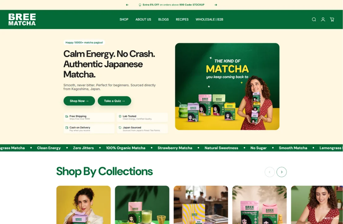 Premium Japanese matcha India