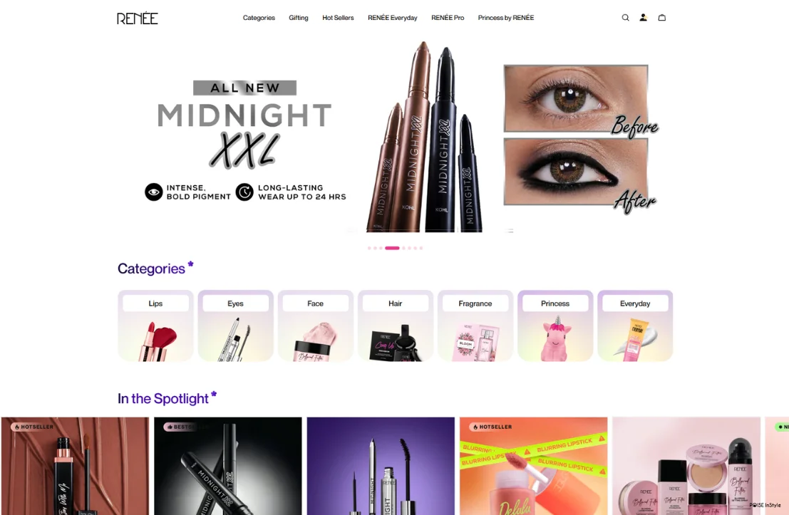 D2C beauty brand