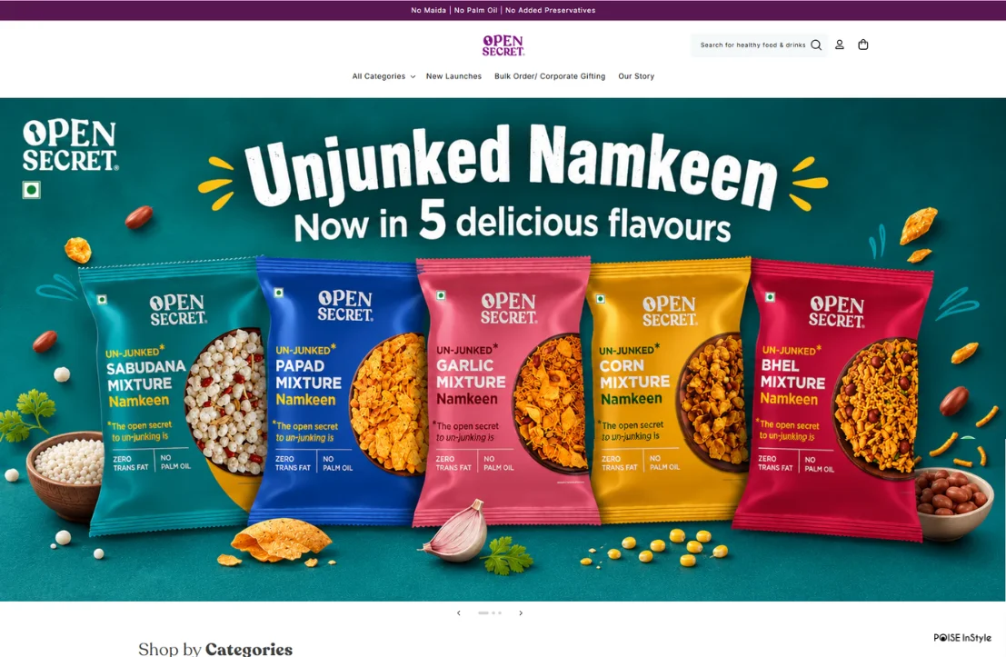 D2C food brand India